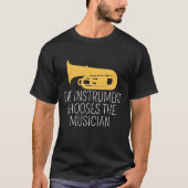 Das Instrument wählt den Musiker-T - Shirt, Tuba T-Shirt (Vorderseite)