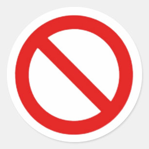 Das Internationale Symbol Runder Aufkleber