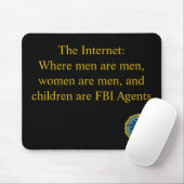 Das Internet: Mausunterlage Mousepad (Mit Mouse)