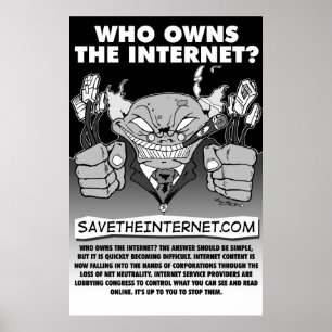 Das Internet-Poster gerettet Poster