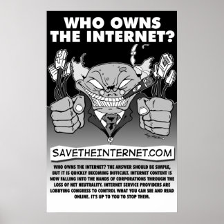 Das Internet-Poster gerettet Poster