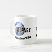 Das Internet - Tasse (Vorderseite Links)