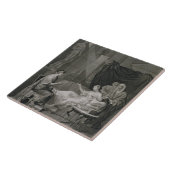 Das Interview von Augustus und von Kleopatra, Fliese (Seite)