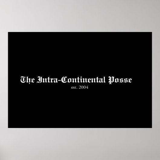 Das IP-Poster Poster (Vorne)