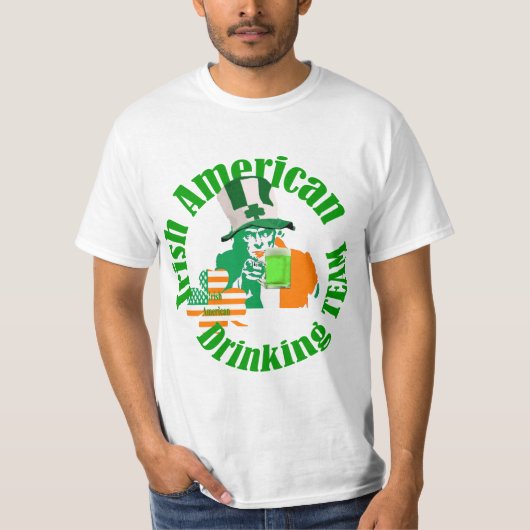 Das irische amerikanische Trinkteam, St Patrick's T-Shirt (Vorderseite)