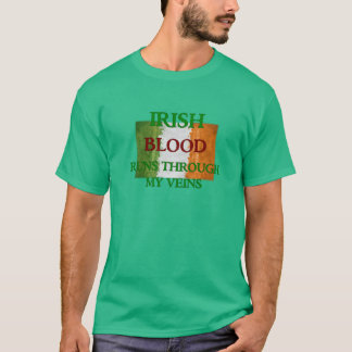 Das irische Blut fließt durch den T - Shirt meiner