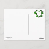 Das irische Herz Postkarte (Rückseite)