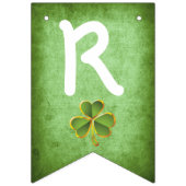 Das irische Hochzeitsfest-Brautparty aus Gold und  Wimpelkette (Dritte Fahne)