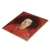 Das irische Mädchen, 1860 (Öl auf der Leinwand Fliese (Seite)