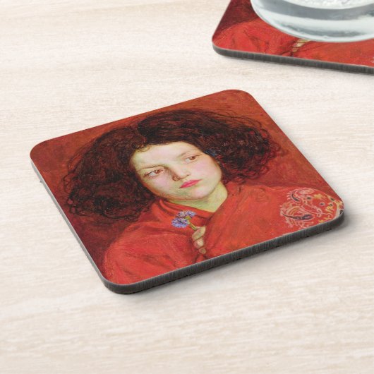 Das irische Mädchen, 1860 (Öl auf der Leinwand Untersetzer (Linke Seite)