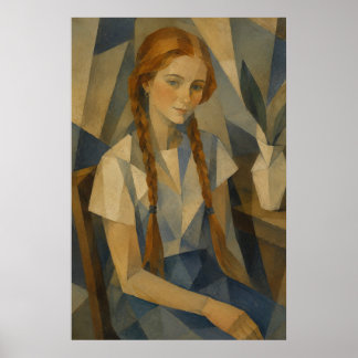 Das irische Mädchen Kunstwerk Poster