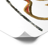 Das irische St. Patrick's Day Poster zum Glück (Ecke)