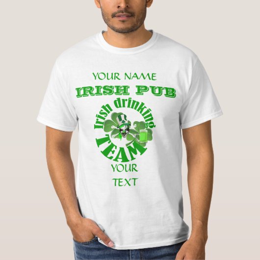 Das irische Trinkteam St Patrick's T-Shirt (Vorderseite)