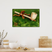 Das Irish Pipe St. Patrick's Day Poster (Küche)