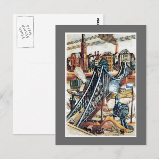 Das Ironbridge durch maximales Beckmann Postkarte (Vorne/Hinten)