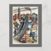 Das Ironbridge durch maximales Beckmann Postkarte (Vorderseite)