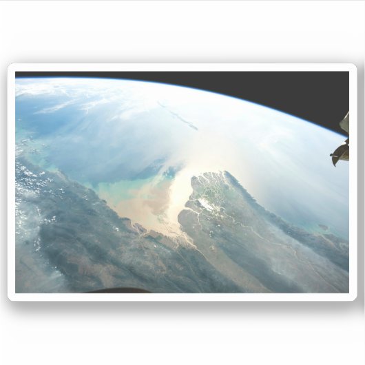 Das Irrawaddy River Delta in Birma (Myanmar). Aufkleber (Vorderseite)