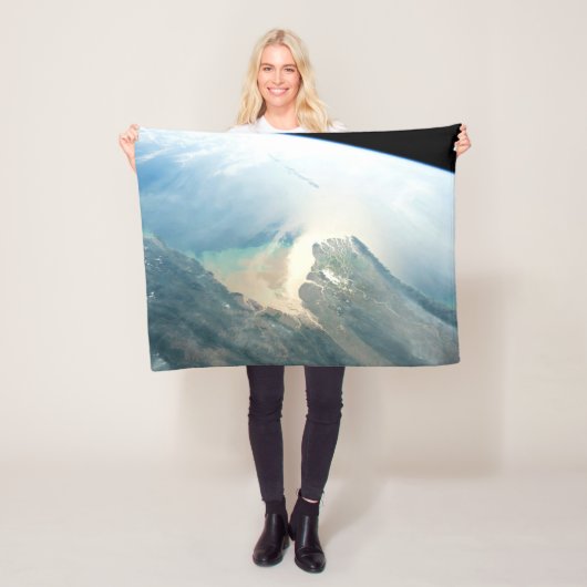 Das Irrawaddy River Delta in Birma (Myanmar). Fleecedecke (Beispiel)