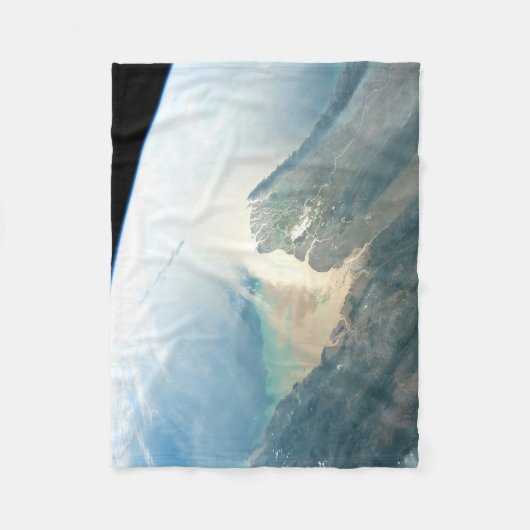 Das Irrawaddy River Delta in Birma (Myanmar). Fleecedecke (Vorderseite)
