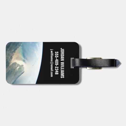 Das Irrawaddy River Delta in Birma (Myanmar). Gepäckanhänger (Rückseite horizontal)