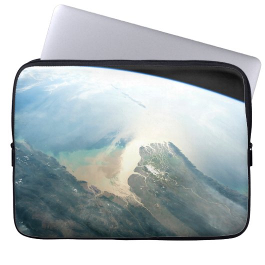 Das Irrawaddy River Delta in Birma (Myanmar). Laptopschutzhülle (Vorderseite)