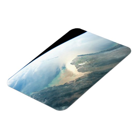 Das Irrawaddy River Delta in Birma (Myanmar). Magnet (Linke Seite)