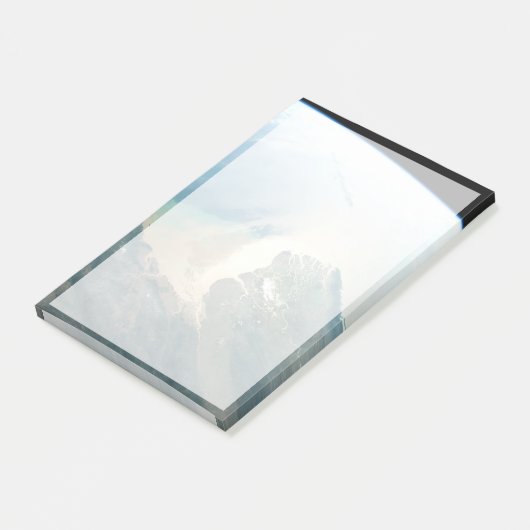 Das Irrawaddy River Delta in Birma (Myanmar). Post-it Klebezettel (angewinkelt)