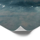 Das Irrawaddy River Delta in Birma (Myanmar). Poster (Ecke)