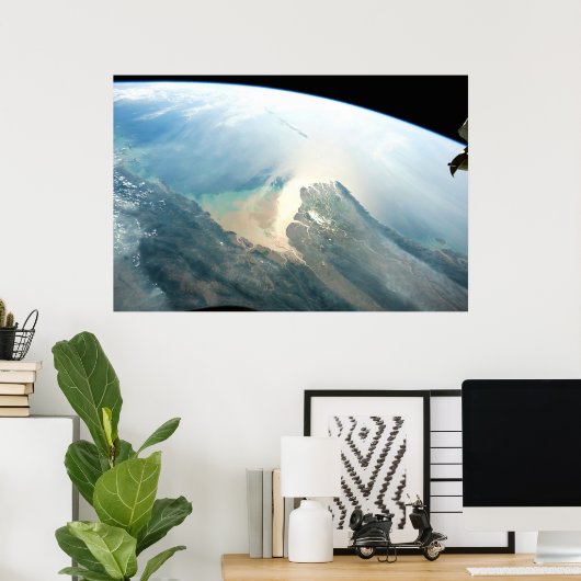 Das Irrawaddy River Delta in Birma (Myanmar). Poster (Heimbüro)