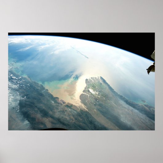 Das Irrawaddy River Delta in Birma (Myanmar). Poster (Vorne)