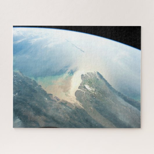 Das Irrawaddy River Delta in Birma (Myanmar). Puzzle (Horizontal)