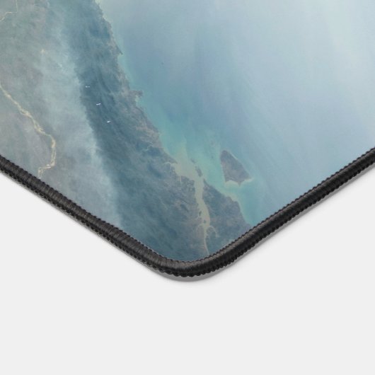 Das Irrawaddy River Delta in Birma (Myanmar). Schreibtischunterlage (Ecke)