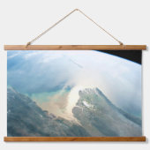 Das Irrawaddy River Delta in Birma (Myanmar). Wandteppich Mit Holzrahmen (Vorne)