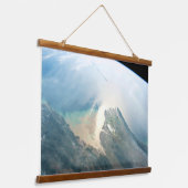 Das Irrawaddy River Delta in Birma (Myanmar). Wandteppich Mit Holzrahmen (Gewinkelt)