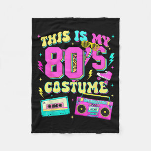 Das ist 80er Kostüm 1980er Party 80er Outfit Männe Fleecedecke