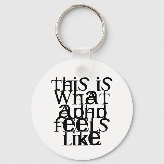 Das ist ADHD Schlüsselanhänger (Vorderseite)
