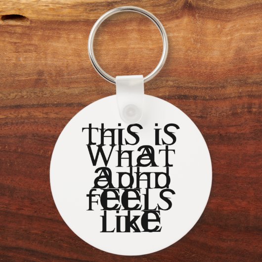 Das ist ADHD Schlüsselanhänger (Vorderseite)