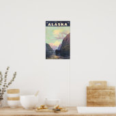 Das ist Alaska Vintage Travel Poster (Küche)