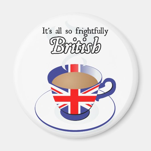 Das ist alles so fürchterlich britisch magnet (Vorne)