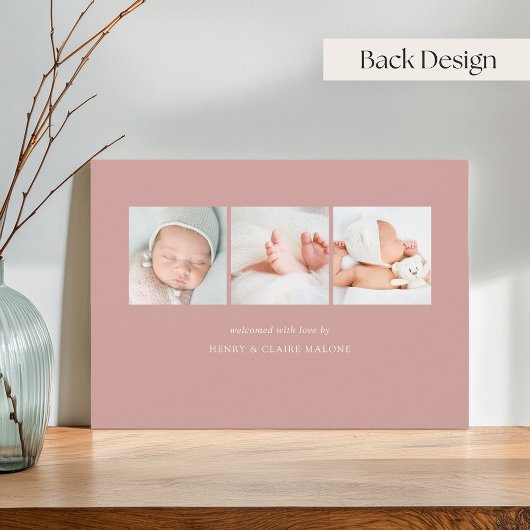 Das ist also die Geburtsankündigung von Liebe Foto Ankündigung