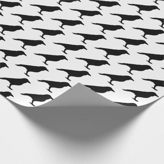 Das ist, also Raben-Packpapier Geschenkpapier (Ecke)