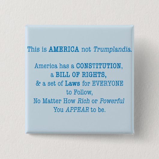 Das ist Amerika Button (Vorderseite)