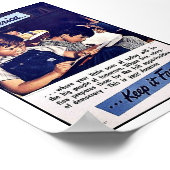 Das ist Amerika, das es kostenlos Behalte! Poster (Ecke)