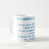 Das ist Amerika Kaffeetasse (Vorderseite Links)