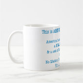 Das ist Amerika Kaffeetasse (Links)