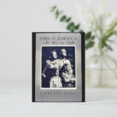 Das ist Amerika Postkarte (Stehend Vorderseite)