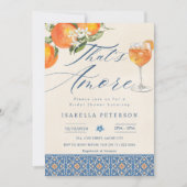 Das ist Amore Aperol Spritz italienisches Brautpar Einladung (Vorderseite)