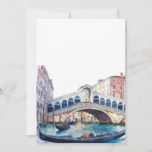 Das ist Amore Aquarell Venedig Save The Date (Rückseite)