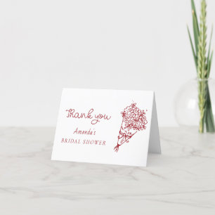 Das ist Amore-Brautabschied-Danksagung Dankeskarte