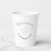 DAS IST AMORE Brautparty Blau Herz Name Datum SIM